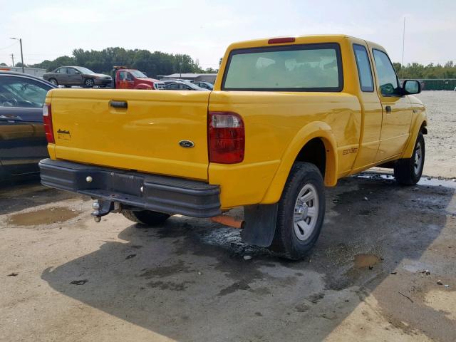 1FTYR14U22TA06461 - 2002 FORD RANGER SUP YELLOW photo 4