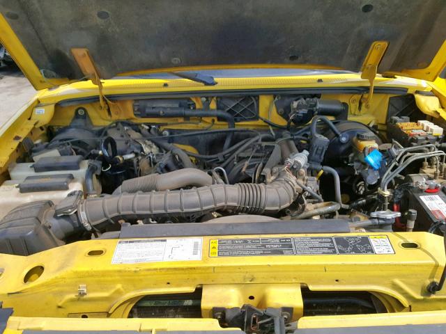 1FTYR14U22TA06461 - 2002 FORD RANGER SUP YELLOW photo 7