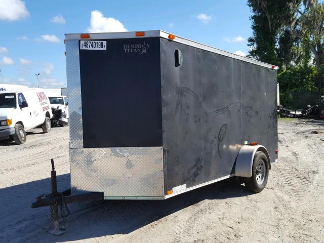 5UZBE1210ED028375 - 2014 UTILITY TRAILER BLACK photo 3