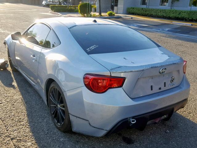 JF1ZNAA16D1730832 - 2013 TOYOTA SCION FR-S SILVER photo 3