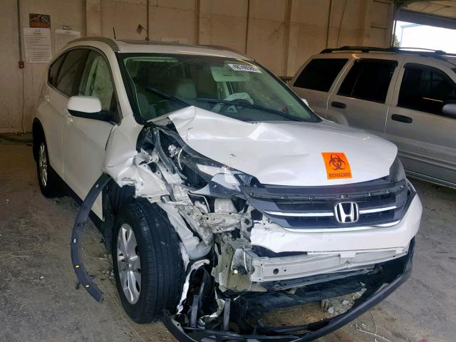 5J6RM4H76EL001562 - 2014 HONDA CR-V EXL WHITE photo 1