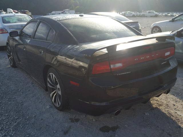 2C3CDXEJ4CH157367 - 2012 DODGE CHARGER SR BLACK photo 3