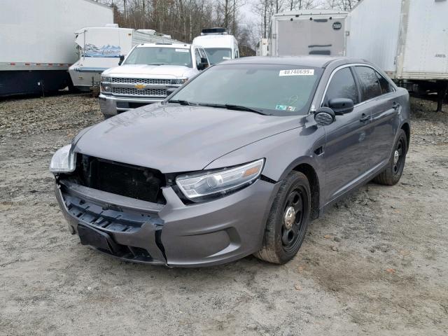 1FAHP2MK8EG154854 - 2014 FORD TAURUS POL GRAY photo 2