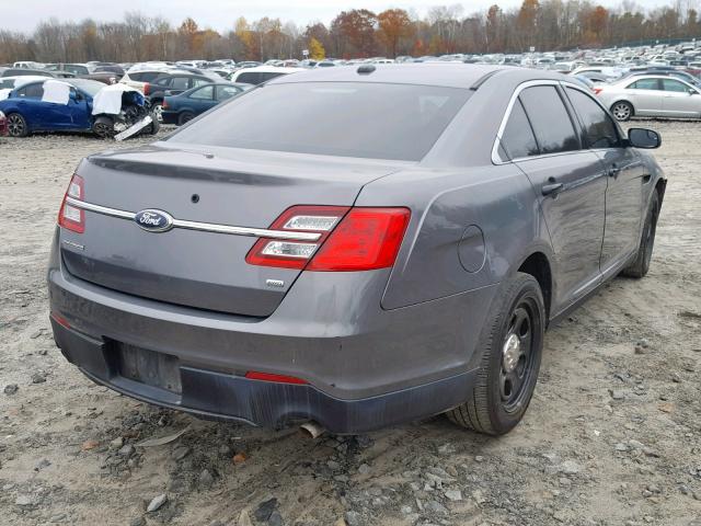 1FAHP2MK8EG154854 - 2014 FORD TAURUS POL GRAY photo 4