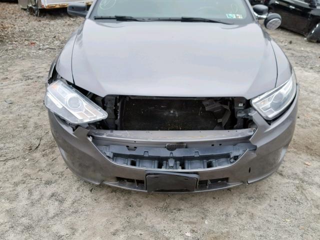 1FAHP2MK8EG154854 - 2014 FORD TAURUS POL GRAY photo 9