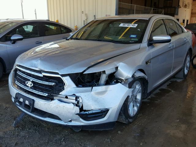 1FAHP2E83DG107684 - 2013 FORD TAURUS SEL SILVER photo 2