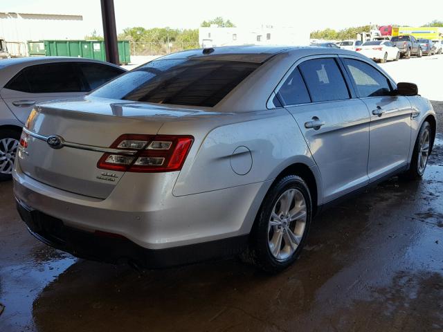 1FAHP2E83DG107684 - 2013 FORD TAURUS SEL SILVER photo 4