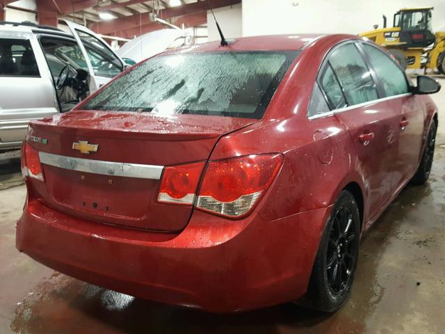 1G1PJ5SC5C7354357 - 2012 CHEVROLET CRUZE ECO RED photo 4