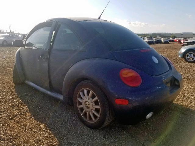 3VWCK31C24M415919 - 2004 VOLKSWAGEN NEW BEETLE 蓝色 照片 3