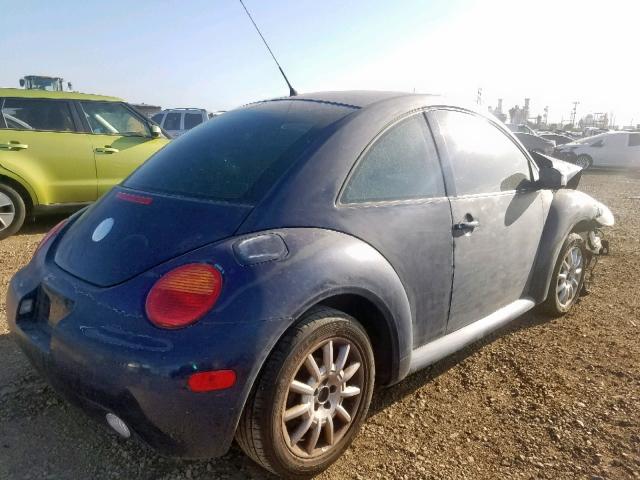 3VWCK31C24M415919 - 2004 VOLKSWAGEN NEW BEETLE 蓝色 照片 4