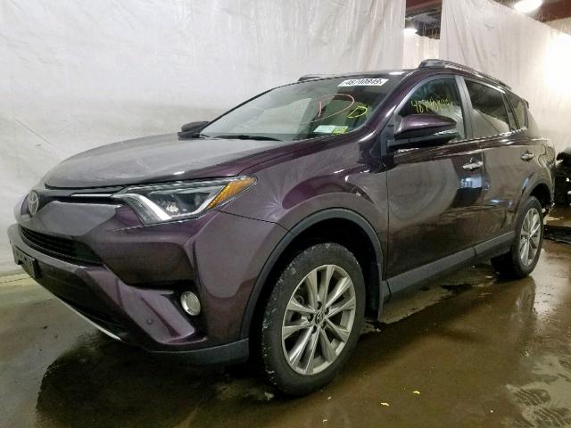 2T3DFREV3HW594521 - 2017 TOYOTA RAV4 LIMIT PURPLE photo 2