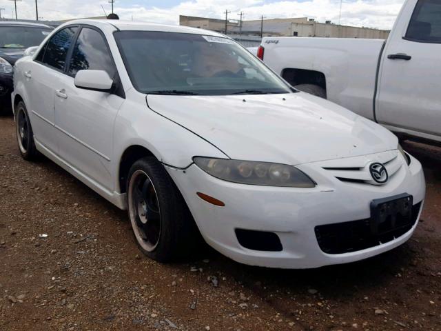 1YVHP80CX75M39530 - 2007 MAZDA 6 I WHITE photo 1