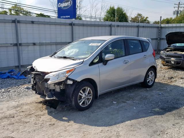 3N1CE2CP1GL390853 - 2016 NISSAN VERSA NOTE SILVER photo 2