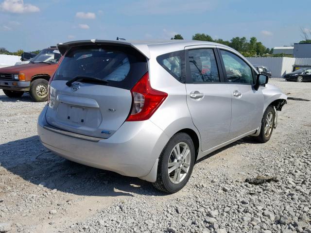 3N1CE2CP1GL390853 - 2016 NISSAN VERSA NOTE SILVER photo 4