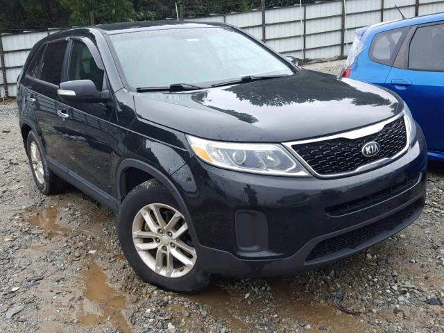 5XYKT3A61FG553151 - 2015 KIA SORENTO LX BLACK photo 1