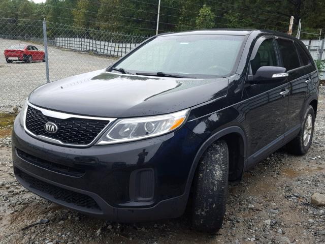 5XYKT3A61FG553151 - 2015 KIA SORENTO LX BLACK photo 2