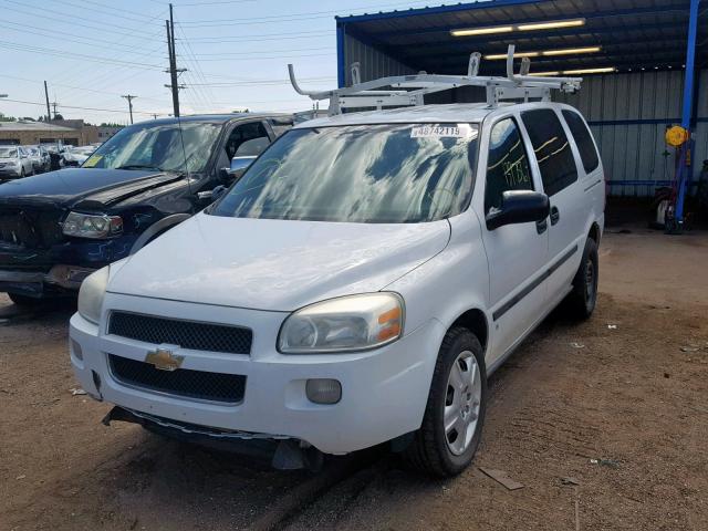 1GBDV13138D167765 - 2008 CHEVROLET UPLANDER I WHITE photo 2