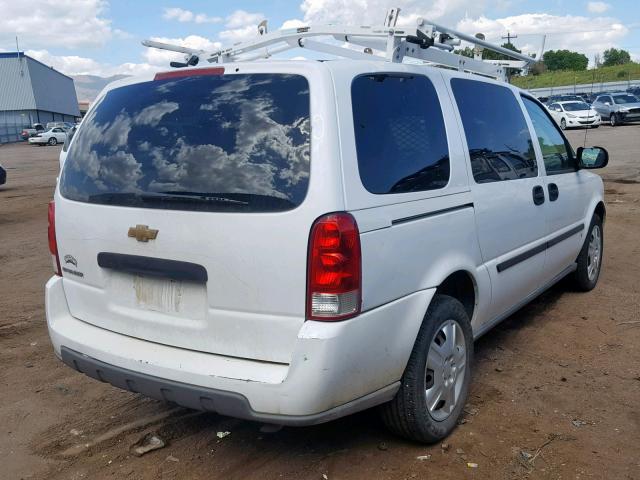 1GBDV13138D167765 - 2008 CHEVROLET UPLANDER I WHITE photo 4