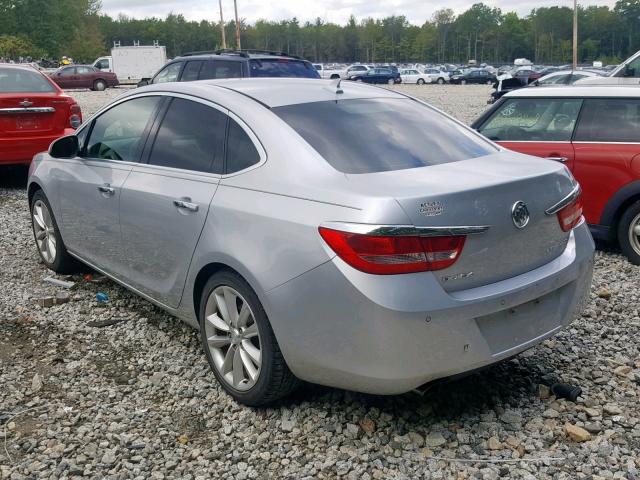 1G4PR5SK6C4161882 - 2012 BUICK VERANO CON SILVER photo 3