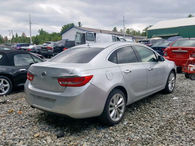 1G4PR5SK6C4161882 - 2012 BUICK VERANO CON SILVER photo 4