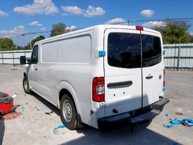 1N6AF0KY7FN801927 - 2015 NISSAN NV 2500 WHITE photo 3