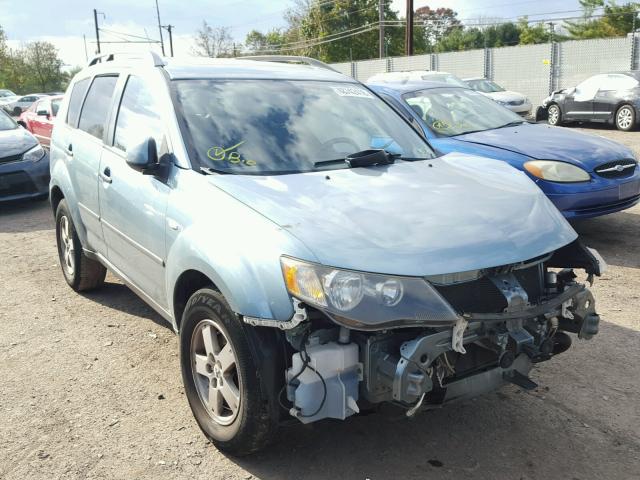 JA4MS31X87U010667 - 2007 MITSUBISHI OUTLANDER TEAL photo 1