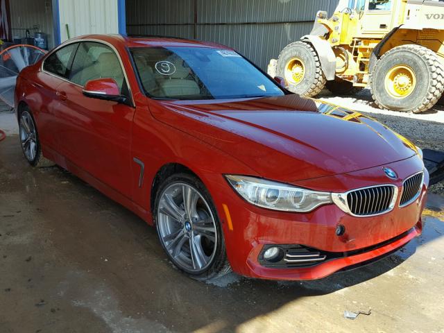 WBA4R7C59HK679562 - 2017 BMW 430I RED photo 1