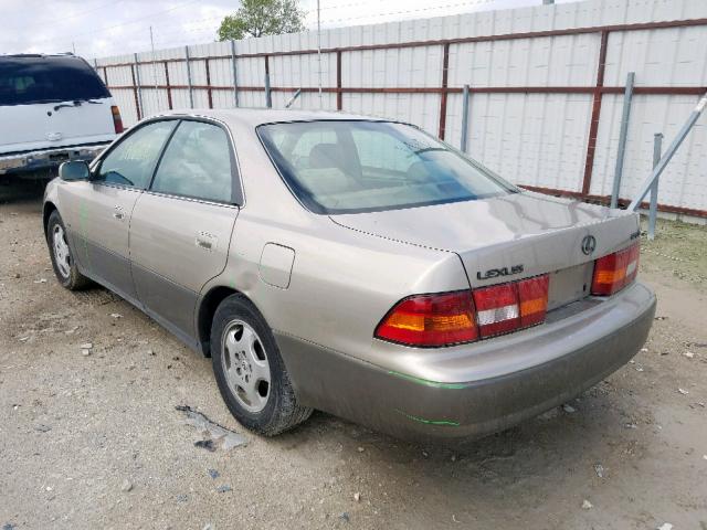 JT8BF28G6X5069145 - 1999 LEXUS ES 300 TAN photo 3