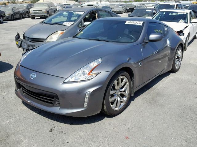 JN1AZ4EH6EM630303 - 2014 NISSAN 370Z BASE GRAY photo 2