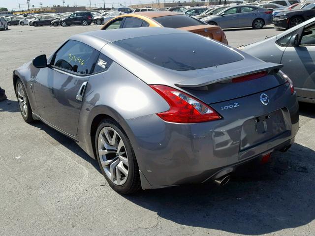 JN1AZ4EH6EM630303 - 2014 NISSAN 370Z BASE GRAY photo 3