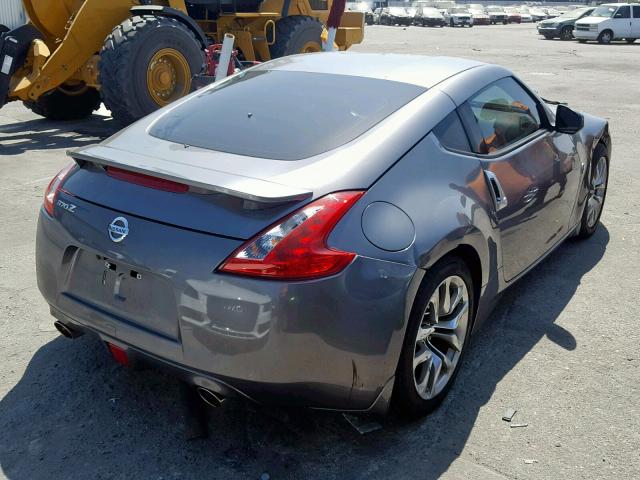 JN1AZ4EH6EM630303 - 2014 NISSAN 370Z BASE GRAY photo 4