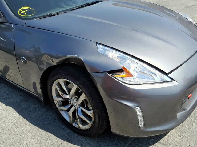 JN1AZ4EH6EM630303 - 2014 NISSAN 370Z BASE GRAY photo 9