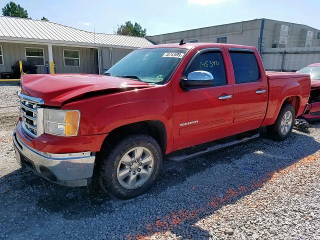 3GTRCVEA2AG297671 - 2010 GMC SIERRA C15 RED photo 2