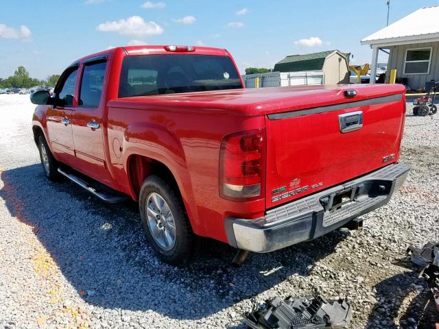 3GTRCVEA2AG297671 - 2010 GMC SIERRA C15 RED photo 3