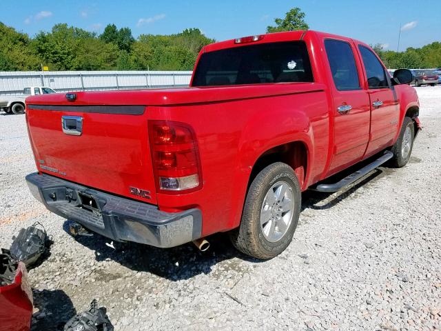 3GTRCVEA2AG297671 - 2010 GMC SIERRA C15 RED photo 4