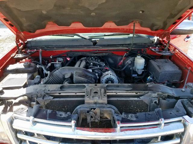 3GTRCVEA2AG297671 - 2010 GMC SIERRA C15 RED photo 7