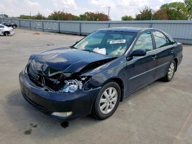 4T1BE32K64U293441 - 2004 TOYOTA CAMRY LE BLUE photo 2