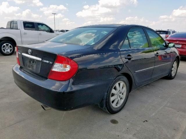 4T1BE32K64U293441 - 2004 TOYOTA CAMRY LE BLUE photo 4