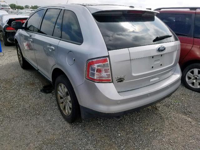 2FMDK3JC4ABA22472 - 2010 FORD EDGE SEL SILVER photo 3