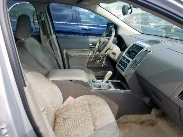 2FMDK3JC4ABA22472 - 2010 FORD EDGE SEL SILVER photo 5