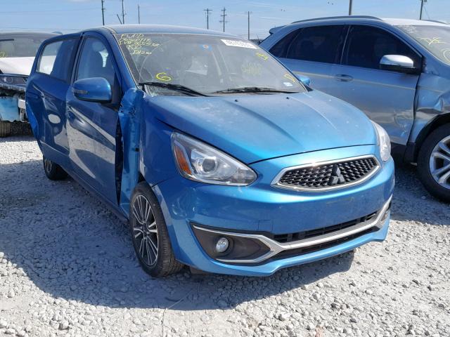 ML32A5HJ6JH004964 - 2018 MITSUBISHI MIRAGE GT BLUE photo 1