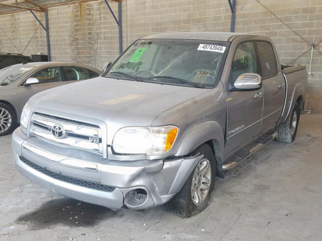 5TBET34126S519969 - 2006 TOYOTA TUNDRA DOU SILVER photo 2