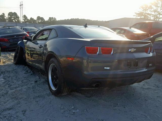 2G1FA1ED1B9183435 - 2011 CHEVROLET CAMARO LS BLACK photo 3