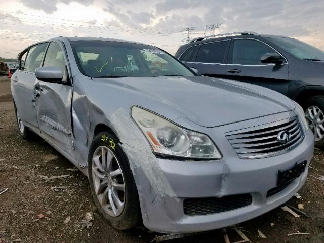 JNKCV61E69M305924 - 2009 INFINITI G37 BASE SILVER photo 1