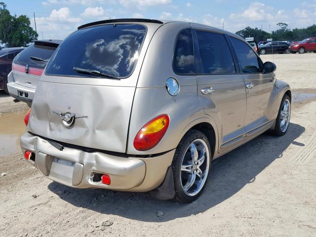 3C4FY48B24T220491 - 2004 CHRYSLER PT CRUISER BEIGE photo 4