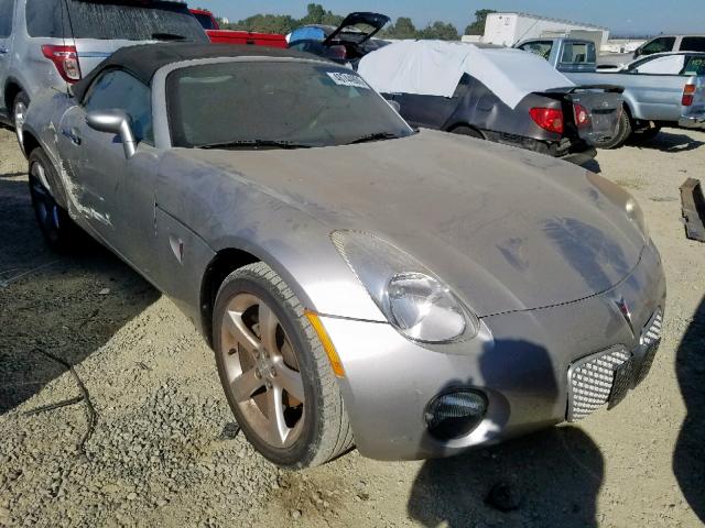 1G2MB35B87Y141776 - 2007 PONTIAC SOLSTICE SILVER photo 1