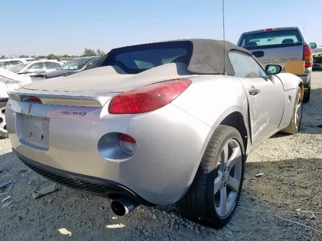 1G2MB35B87Y141776 - 2007 PONTIAC SOLSTICE SILVER photo 4