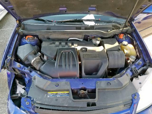 1G1AL15F677227248 - 2007 CHEVROLET COBALT LT BLUE photo 7