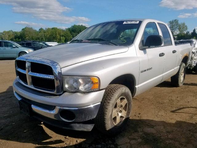 1D7HU18NX5S104896 - 2005 DODGE RAM 1500 S SILVER photo 2