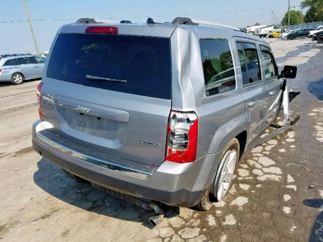 1C4NJPCB5FD401716 - 2015 JEEP PATRIOT LI SILVER photo 4